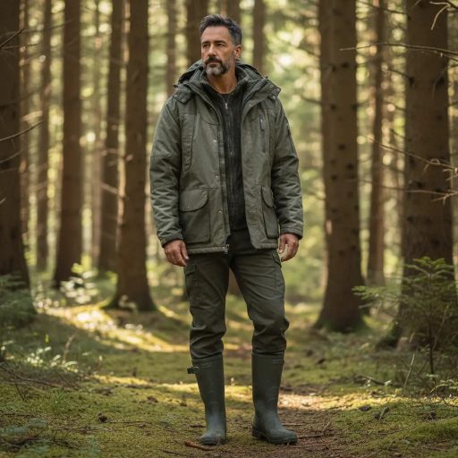 Téli meleg vadász kabát khaki színben 4XL - es 