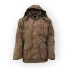 Téli meleg vadász kabát barna színben 4XL - es 