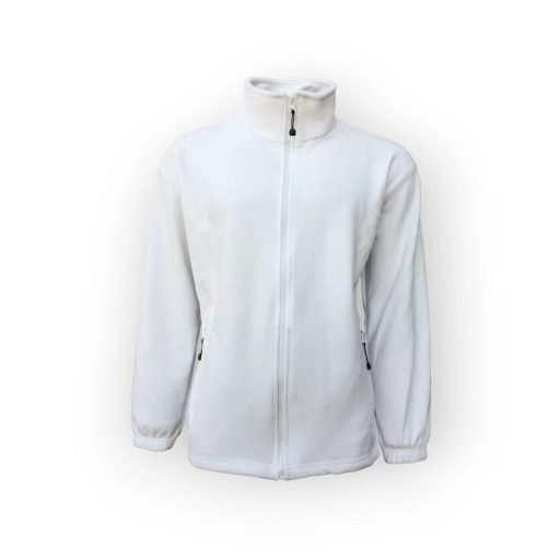 Fehér polár kardigán