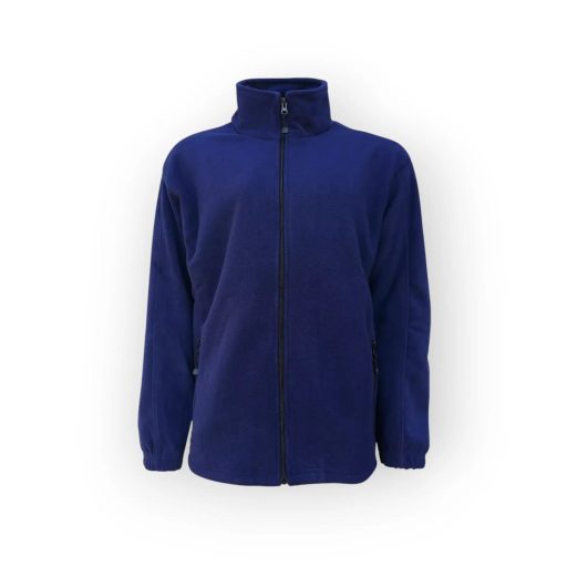 Sötétkék polár kardigán