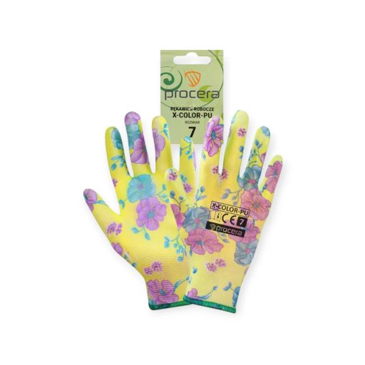 Procera X-Color PU mártott kesztyű