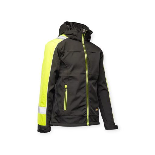 Rival softshell kabát levehető kapucnival
