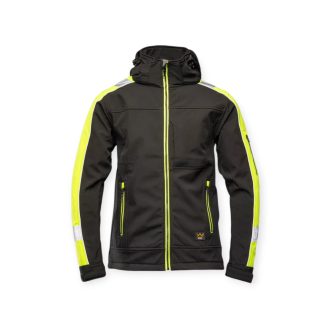 Rival softshell kabát levehető kapucnival