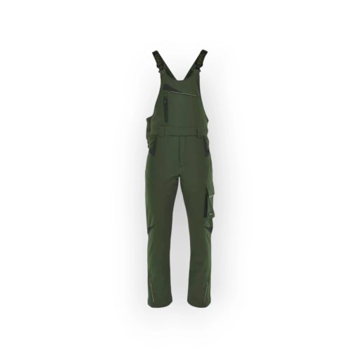 Sara Comfort Winter bélelt softshell kertésznadrág olíva zöld - fekete