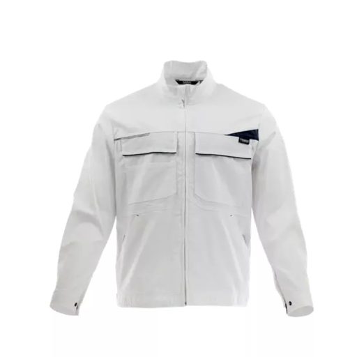 Sara King Flex kabát - fehér - v.szürke