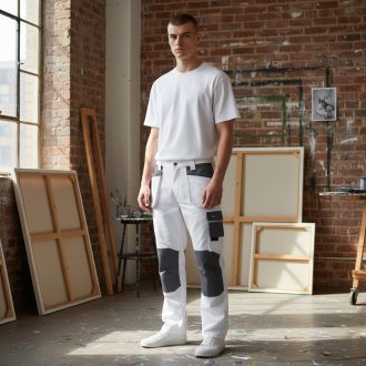 Sara Actiflex deréknadrág - fehér - v.szürke