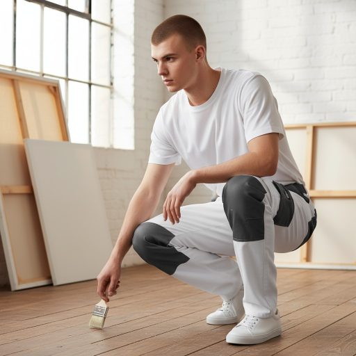 Sara Actiflex deréknadrág - fehér - v.szürke