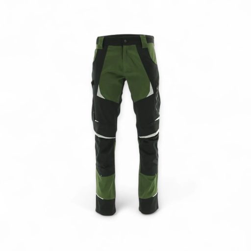 Sara Cottonflex deréknadrág - zöld - fekete