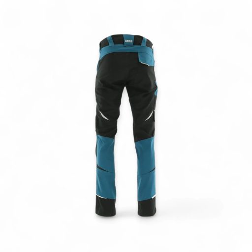 Sara Cottonflex deréknadrág - petrol kék - fekete