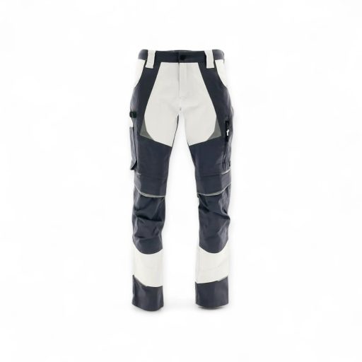 Sara Cottonflex deréknadrág - fehér - szürke