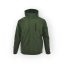 Sara Comfort Winter bélelt softshell hosszú kabát olíva zöld - fekete