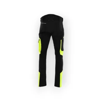   Sara Comfort Winter bélelt softshell deréknadrág fekete - sárga