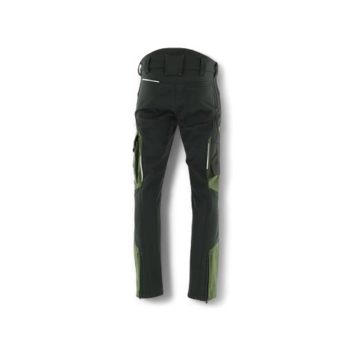 Sara Comfort Winter bélelt softshell deréknadrág fekete - zöld