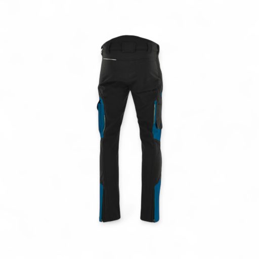 Sara Comfort Winter bélelt softshell deréknadrág fekete - petrol kék