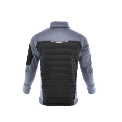 Sara Comfort Plus Hybrid cipzáras pulóver fekete - szürke