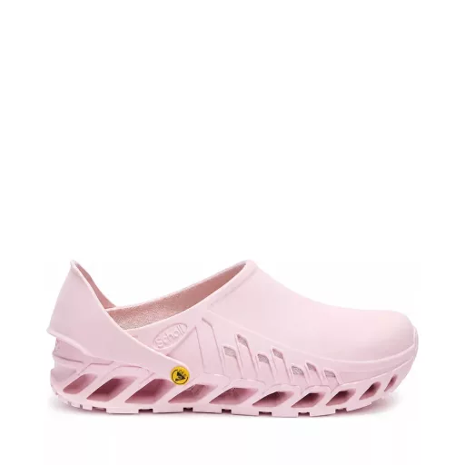 Scholl Evoflex OB ESD pántos klumpa pale pink színben