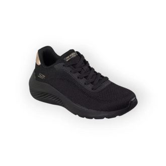   Skechers Bobs Squad Waves-Current Look női félcipő - fekete