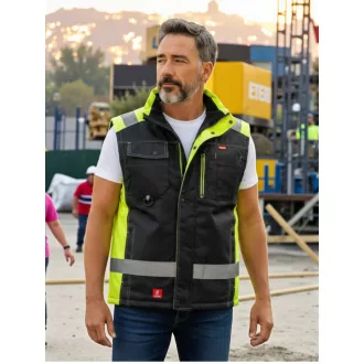 Urgent BZR-7230 bélelt mellény - neon