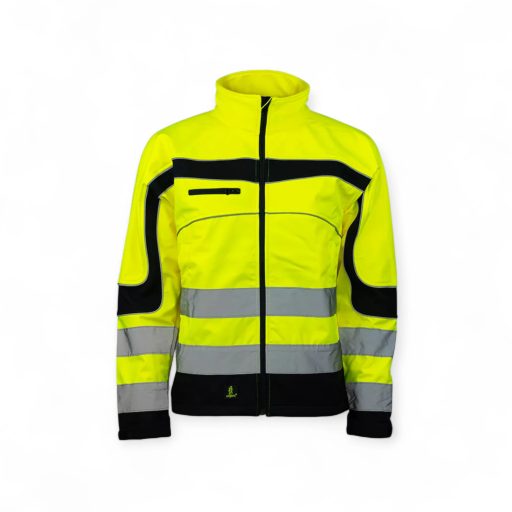 Urgent HSV jólláthatósági softshell kabát - sárga