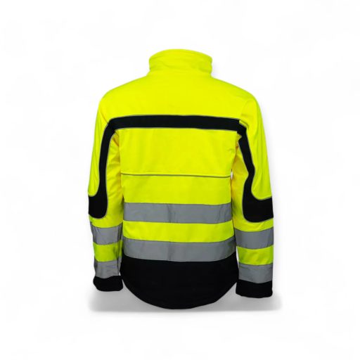 Urgent HSV jólláthatósági softshell kabát - sárga