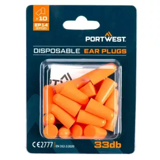   Portwest PU hab füldugók bliszteres csomagolással (10 pár)