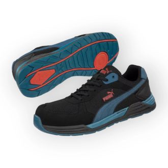   Puma Frontside BLK/BLUE Low S1P Esd Hro Src Munkavédelmi Cipő