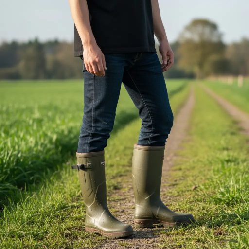 AIGLE PARCOURS 2 ISO KHAKI csatos férfi gumicsizma